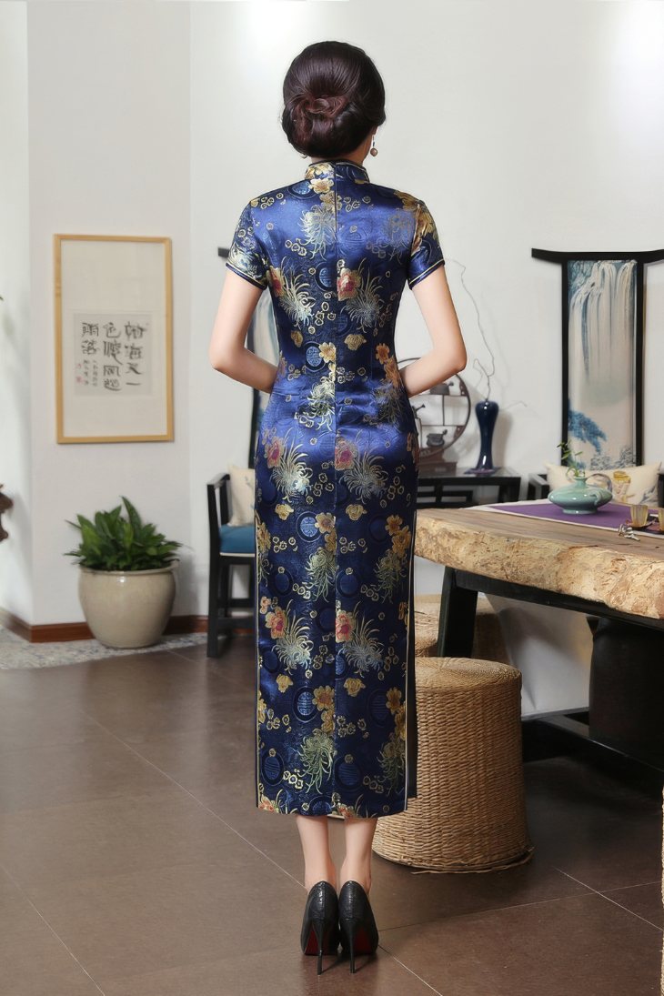 Robe Chinoise À Fleurs – Lian