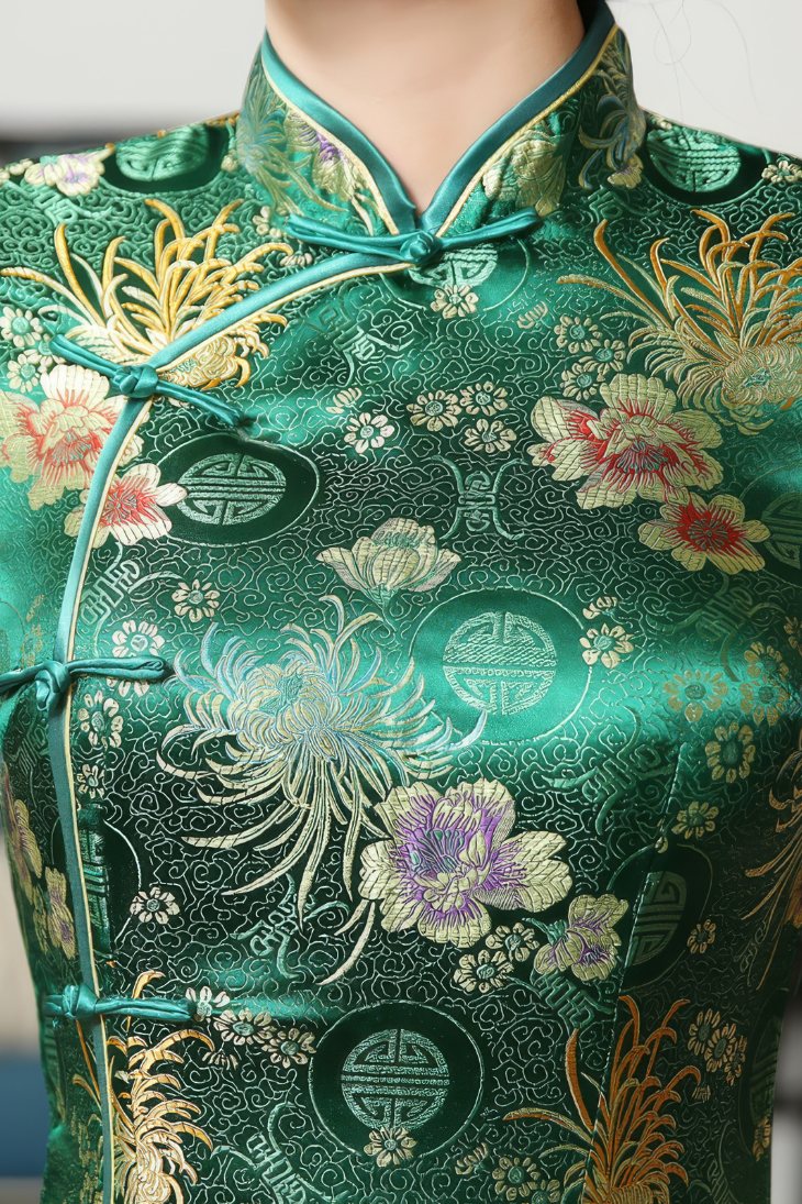 Robe Chinoise À Fleurs – Lian