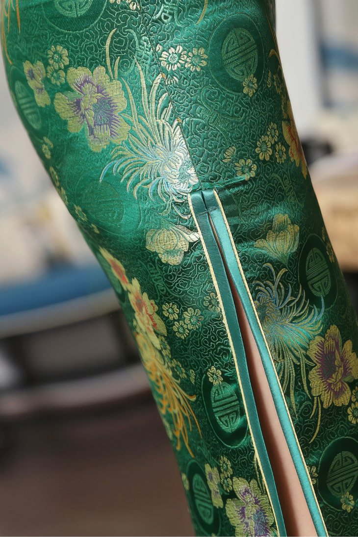 Robe Chinoise À Fleurs – Lian